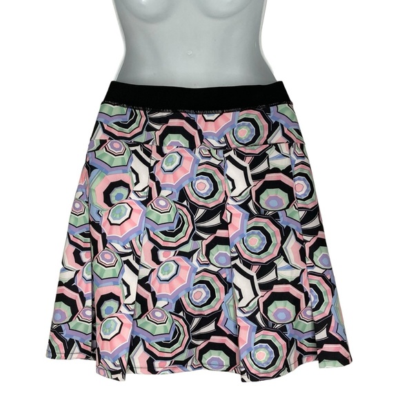 RLX RALPH LAUREN Black & Multicolor Umbrella Print Golf Tennis Skirt Skort, S - Picture 10 of 16